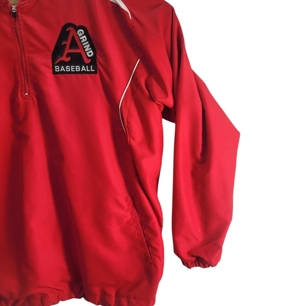 Mizuno Arkansas Razorbacks Grind Baseball Pullover Lightweight Size XL‎